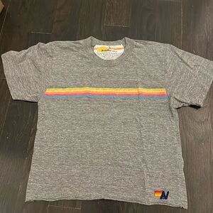 Aviator nation grey tee shirt
